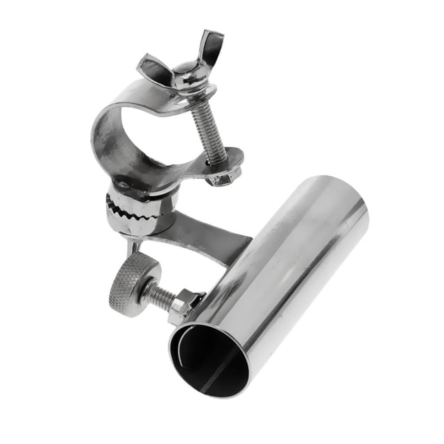 Soporte De Caña r De Acero Inoxidable Soporte De Montaje De Sil Soporte De Organizador De Poste Con Rotación De 360 degree Macarena Soporte para caña de pescar