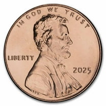 2025 Lincoln Cent BU (Red)