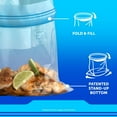 Ziploc Quart Food Storage Freezer Bags, Stay Open Design with StandUp
