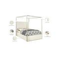thumbnail image 2 of Porter White Velvet King Bed-Color:White Velvet,Style:Contemporary, 2 of 3