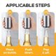 thumbnail image 3 of Premium Beer Bottle Opener, 1 pc Stainless Steel Automatic Push Down Bottle Opener, Small Portable Bottle Cap Opener, 3 of 3