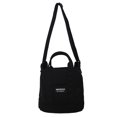 thumbnail image 1 of Bolso de mano de lona para mujer, bolso de mensajero informal de gran capacidad, bolso de compras versátil, 1 of 9