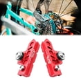 thumbnail image 4 of 2 Pieces Durable Brake Pads Cycling Accessory Drawer -Noise Anti- Brake Brake er Pad Set , Red, 4 of 7
