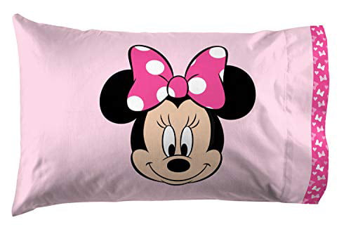 Super Soft Measures 15 Inches Official Disney Product Jay Franco Disney Minnie Mouse 3D Snuggle Pillow