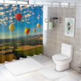 thumbnail image 7 of Orinice Balloons Bathroom Decor Set with Hooks, Colorful Luxurious Graphic Print Polyester Fabric Shower Curtain Set, Waterproof and Easy to Install 60x72, 7 of 7