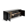 thumbnail image 4 of 28" Black Crocodile MDF Dresser, 4 of 5