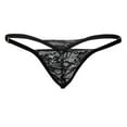 thumbnail image 3 of Ropa Interior Fresca de Bolsa Del Breve Del de de Correa Del Spandex de Los Hombres Negro Macarena ropa interior para hombre t tanga, 3 of 8