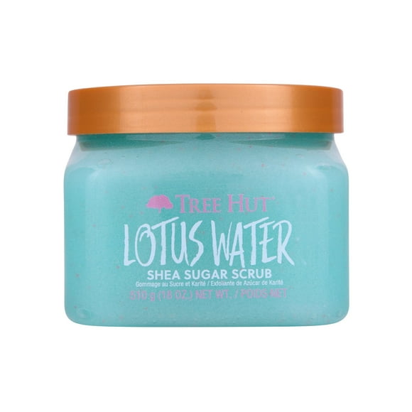 Tree Hut Shea Sugar Scrub Lotus Water, 18 oz