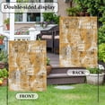 thumbnail image 5 of Orange City Garden Flag 12 x 18 Inches, Retro Modern Abstract Orange Architecture Weather Proof Outdoor Patio Flags Double Sided Small Garden Decoration for Yard Outside Home, 5 of 9