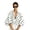 White-#001, variant on Women's Polka Dot Top 3/4 Sleeve Lantern V Neck Blouse Loose Collared Button Down Shirt Dressy Casual Going Out Outfits,White 2XL