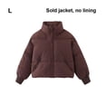 thumbnail image 4 of Maytalsory Easy To Clean Winter Warm Transition Women Jacket Versatile And Fashionable coffee L, 4 of 6
