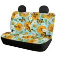 thumbnail image 2 of Uourmeti Butterfly and Daisy Pattern Car Seat Covers Breathable Car Seat Covers Full Set, Easy to Install Compatible with Sedans Trucks, 2 of 10