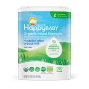 Happy Baby Stage 2 Powder Baby Formula, 6-12 Months, 22.9 oz Canister