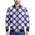 thumbnail image 3 of Chaquetas de béisbol con estampado gráfico de moda para hombre, chaqueta bomber con estampado 3D de manga larga, tendencia de primavera y otoño, abrigo deportivo informal para niños, 3 of 5