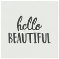 thumbnail image 1 of Hello Beautiful Fun Text DIY Cookie Wall Craft Stencil - 9.0 Inch, 1 of 5
