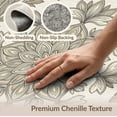 thumbnail image 6 of ODIKA 8'x10' Washable Area Rug Non-Shedding, Easy Care, Neutral Botanical Border Contemporary Beige Traditional Boho Refined Structured for King Size Bedroom Under Bed, Master Suite, 6 of 7