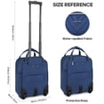 thumbnail image 6 of MIUSSE Underseat Carry on Luggage 16 Inch Soft Sided Luggage with Wheels and TSA Lock Airline Approved Small Suitcase for Men Women, 6 of 8