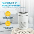 thumbnail image 4 of Senville Air Purifier, HEPA Filter, 250 sq ft Coverage, 4 of 7