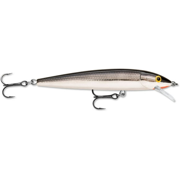 Poisson Nageur Rapala Husky Jerk 3-1/8", Argent Hochet à l'intérieur
