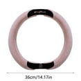 thumbnail image 2 of uvwlwu Elastic Long Microfiber Steering Wheel Cover For Winter Warm Steering Wheel Warm Cover Universal 15 Inches Odorless(C,36cm), 2 of 6