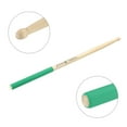 thumbnail image 4 of Wood Drumstick Anti Slip Handle Grip Drum Stick Wrap 7A Green 1 Pair for Drumming Musical Instrument Percussion, 4 of 6