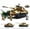 930pcs no box 0980, variant on Military Challenger Leopard Panther Heavy Main Battle Tank Soldier Building Blocks Plastic Model Bricks Army Toys for Children