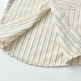 thumbnail image 6 of Toddler Boys Long Sleeve Striped Prints T Shirt Tops Pants Child Kids Gentleman Outfits Size 4-5T, 6 of 9