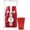 Red, variant on PAMI Birthday Party Cups, 80-Pack, 9oz - BPA-Free Disposable Party Cups for Drinks, Jello, and Cocktails, Red