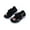 Black, variant on CYRBOKO Sneakers for Girls, Breathable Slip On No-Tie Embroidered Jogger Shoes Black Size 7-8 T