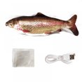 thumbnail image 2 of USB Rechargeable Electric Floppy Fish Cat Toy (lithium Battery  Capacity 150mAh), 2 of 4