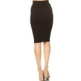 thumbnail image 3 of Women's Chic and Trendy Banded Waist Solid Skirt, 3 of 4