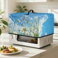 thumbnail image 2 of TSOVTHRID Butterfly Daisy Blue Sky Print Toaster Oven Cover Microwave Oven Dust Cover Oil-Proof Kitchen Appliance Protector Dirt and Fingerprint Protection, 20.9"W x 15.7"D x 12.4"H, L, 2 of 7