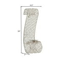 thumbnail image 3 of Modern Day Accents Voluta Cristal Scroll Wall Sconce, Silver (5716), 3 of 3