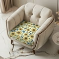 thumbnail image 2 of ZUXONGSY Sunflower Sofa Cushion Cover Butterfly Couch Cushion Protector Cover 1 Seater Contemporary Furniture Protector Easy to Install and Clean Outdoor Cushion Cover Stylish Decor, 2 of 5