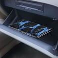 thumbnail image 6 of PVC Leather Car Document ID Holder with Multiple Pockets Protective Organizer Blue Glowing Deer, 6 of 8