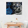 thumbnail image 2 of Orinice Tiger Gothic Art Fine Art Aesthetic Poster & Print Wall Painting for Home Decor - Canvas Living Room Bedroom Office Wall Art Decor 16x12in, 2 of 6