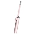 thumbnail image 3 of Varita rizadora de cabello Cerámica de turmalina Calor instantáneo Varita rizadora de cabello delgado para peinado Engranaje de dos niveles de 13 mm - Rosa, 3 of 14