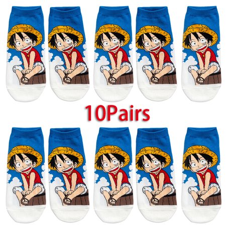 

10Pairs Colorful Women Cotton Socks Cartoon-One Piece