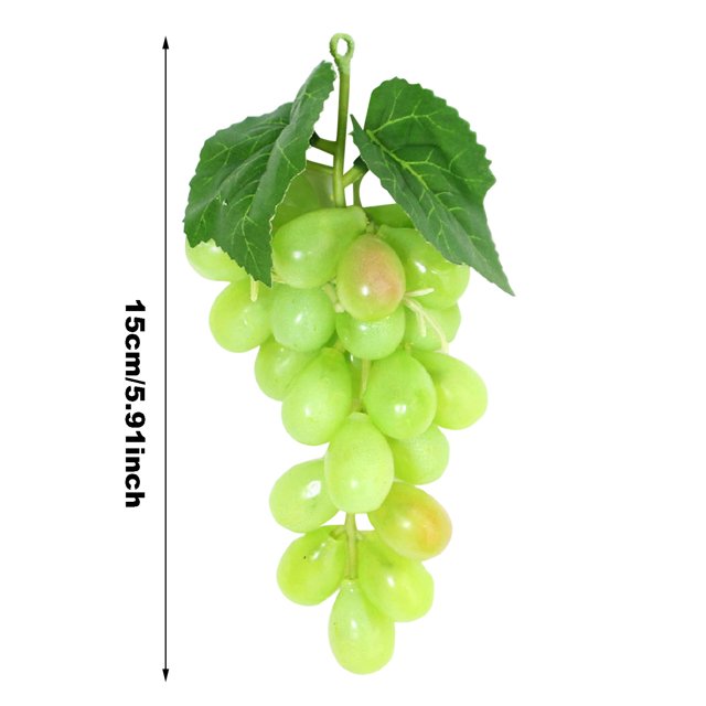 JJKBVCLO Simulation Fruit Model Decoration Realistic Grape Model Props Artificial Plastic Fruit Photo Props Suitable For Home Shopping Mall Stores
