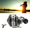 thumbnail image 3 of Fishing Reel, Oxidation Process Black  Fishing Reel  For Saltwater, 3 of 8