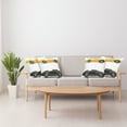 thumbnail image 4 of Ambesonne Vintage Throw Pillow Cover 4 Pack, Retro Nostalgic Cars, 20", Earth Yellow Black, 4 of 6