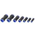 thumbnail image 2 of Conectores Neumáticos De 35 Uds, 4/6/8/10/12/14/16Mm, Manguera De Aire De Plástico Negro Y Azul, Conector Recto De Liberación Rápida, Accesorios De Línea De Aire seitruly TO003911-00, 2 of 7