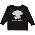 thumbnail image 3 of Inktastic Little Peanut- cute baby elephant Boys or Girls Long Sleeve Toddler T-Shirt, 3 of 5