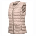 thumbnail image 4 of RYDCOT Women's Light Down Jacket Puffer Vest Lightweight Stand Collar Sleeveless Vest with Zipper Pockets Travel and Outdoor Puffy Vest Women Sale, 4 of 8