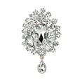 thumbnail image 2 of Xinyolin Faux Crystal Brooch Shiny Rhinestone Inlay Brooch Pin Women Trend Elegant Party Jewelry Accessory Wedding Anniversary Gift, 2 of 8