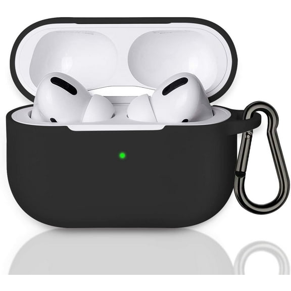 DISEN AirPods Pro Case, AirPods Pro 2019 Protective Headphone Cover, Support Wireless Charging for Airpods Pro-Black