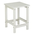 thumbnail image 6 of Tcbosik 14-Inch Square Side Table, White Minimalist HDPE End Table for Small Spaces, Easy to Move & Clean, Simple Home Decor Accent Table, 6 of 8