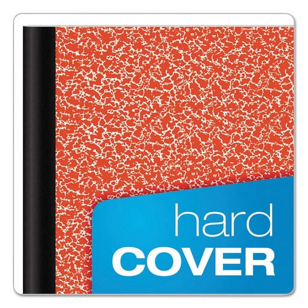 Tops Wide/Legal Rule Composition Notebook, 9.75in x 7.5in, Assorted Marble Cover, 100 Sheets