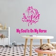 thumbnail image 3 of Animal Wall Decals for Care Taker Daycare - Horse Head on White Background Horse DIY & Creativity Boy Girl Bedroom Wall Sticker - Size: 10 In x 9 In, 3 of 5