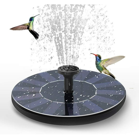 Solar Fountain Water Pump, New Upgraded Mini Solar Powered Fountain, Free Standing Solar Panel Kit